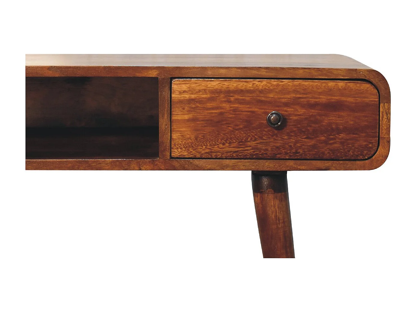 Bureau Curved Chestnut