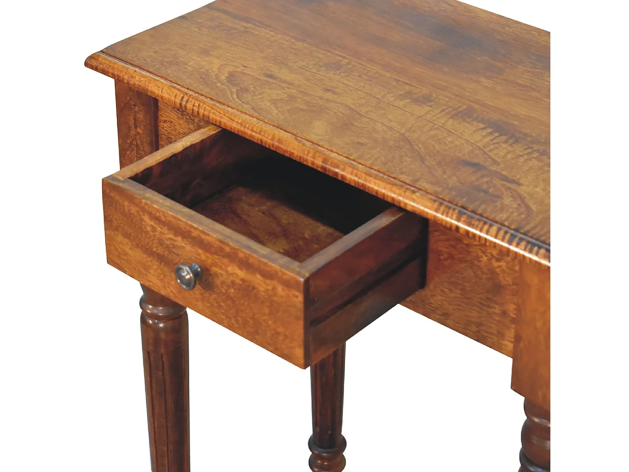 Escritorio Chestnut Turned Leg