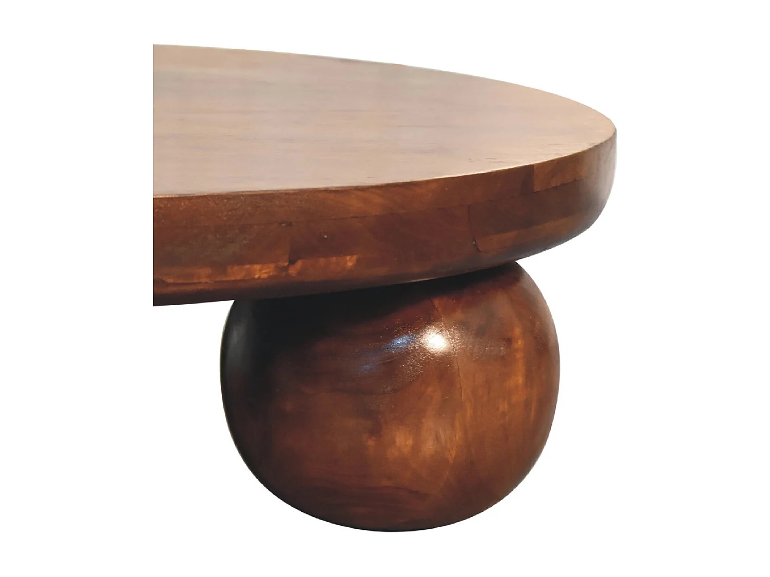Table Chestnut Central Ball