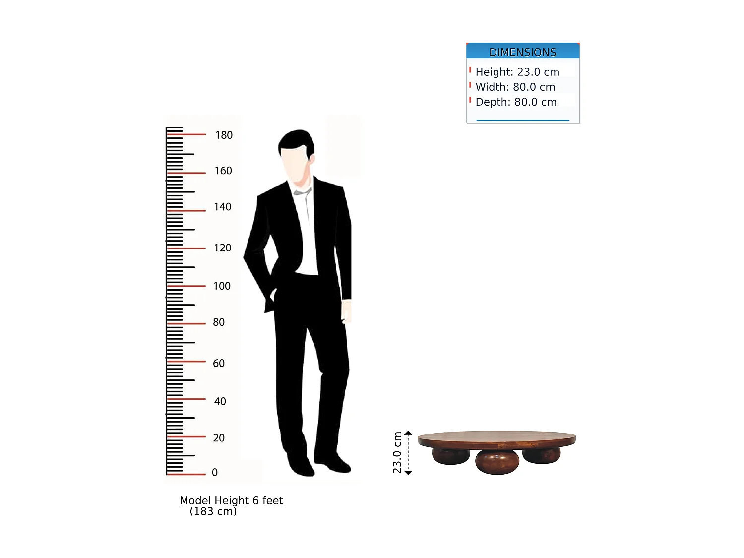 Artisan Furniture Solid Wood Table Chestnut Central Ball