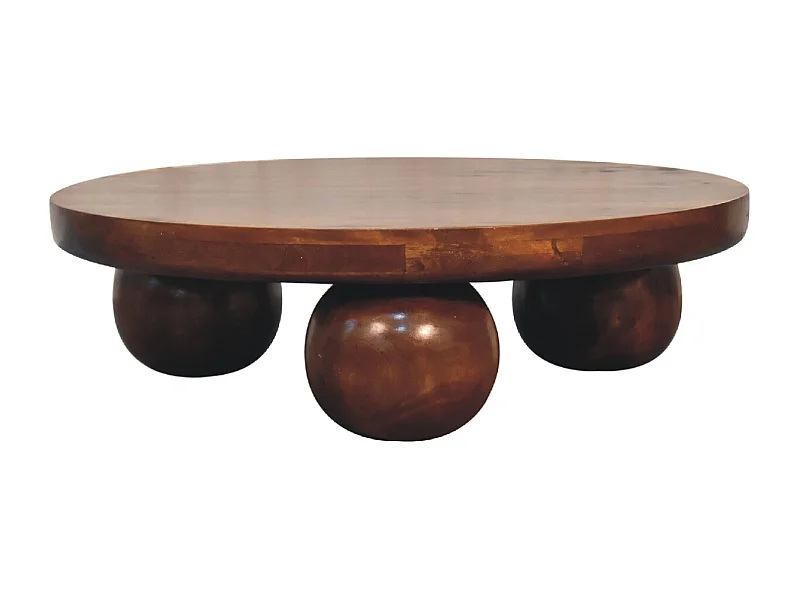 Table Chestnut Central Ball