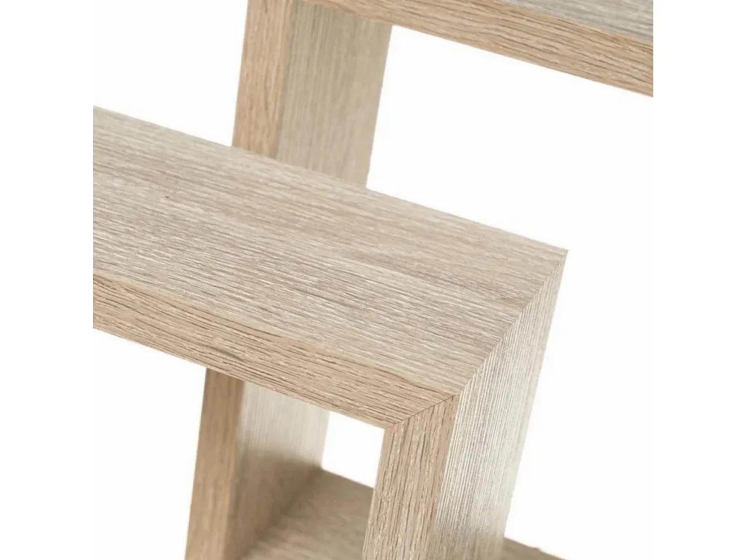 Set de 3 Cubes étagères murales Coloris Naturel - Longueur 25 x Profondeur 25 x Hauteur 9 cm