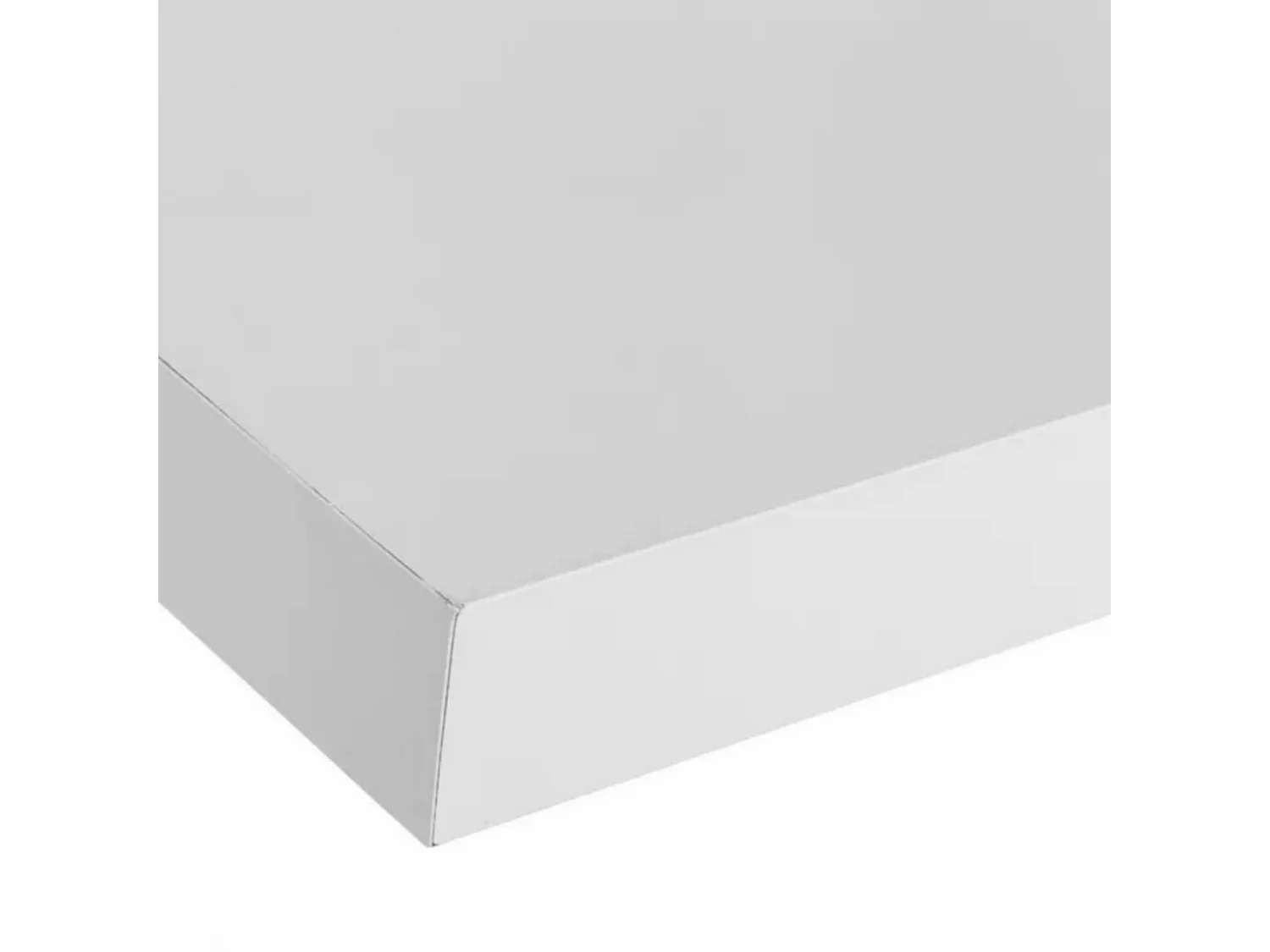 Etagère murale coloris blanc - Longueur 120 x Profondeur 23,50 x Hauteur 3,80 cm