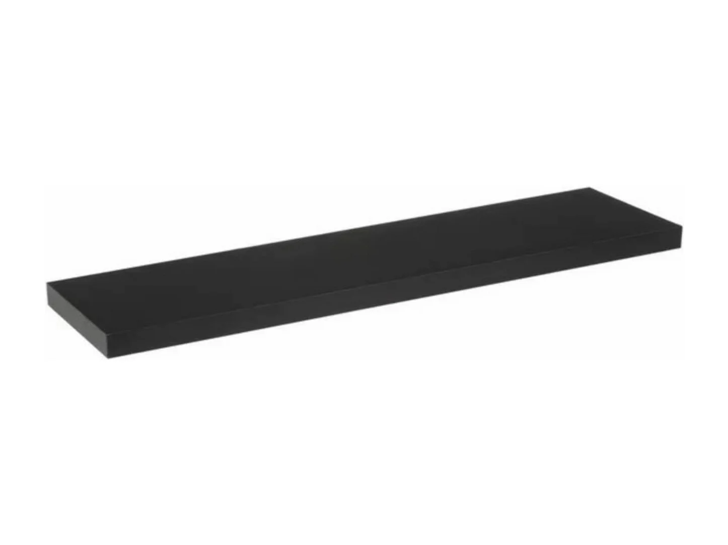 Etagère murale coloris noir - Longueur 100 x Profondeur 23,50 x Hauteur 3,80 cm
