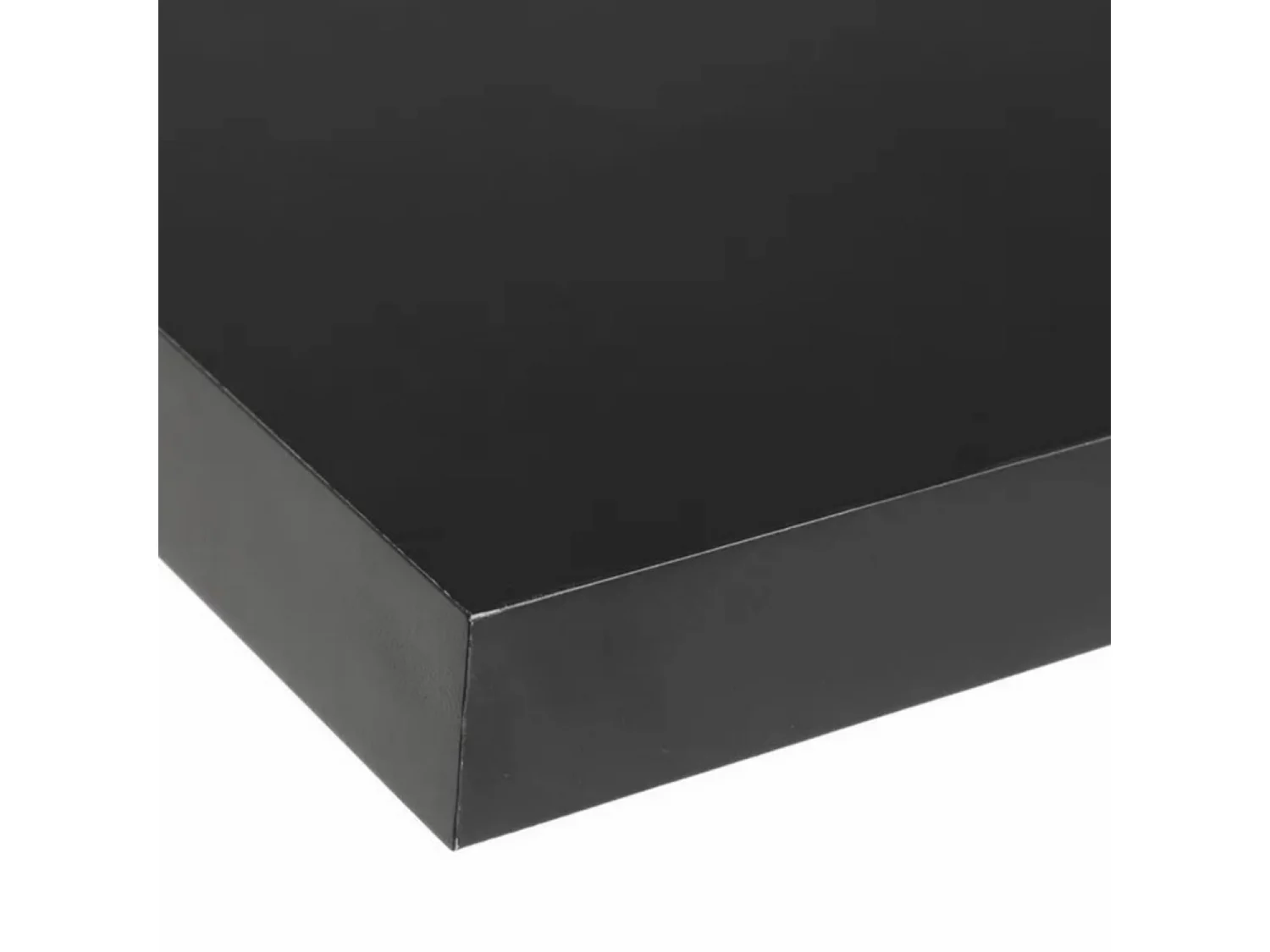 Etagère murale coloris noir - Longueur 100 x Profondeur 23,50 x Hauteur 3,80 cm