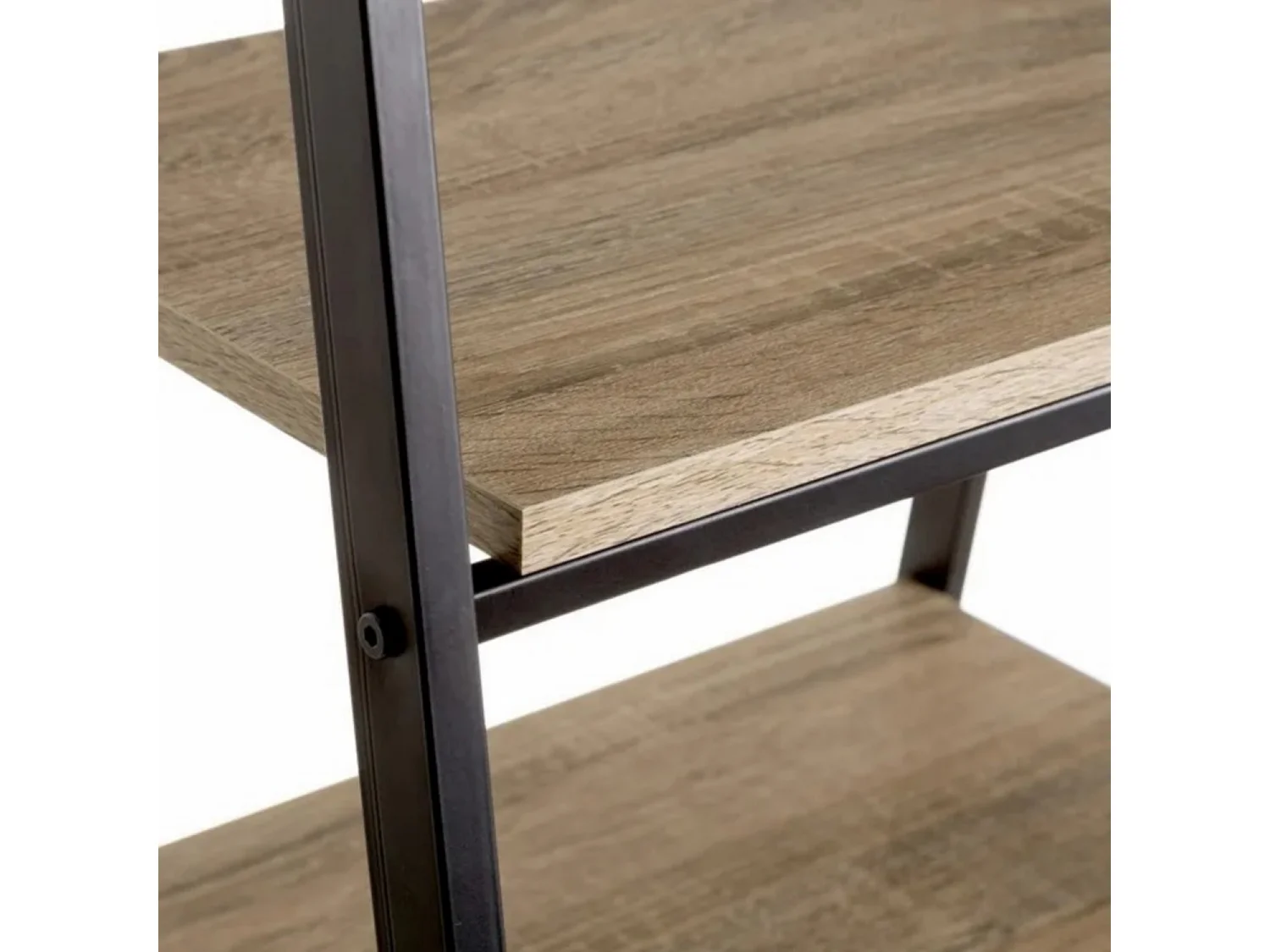 Porte-vêtement portant coloris naturel/noir - Longueur 55 x Profondeur 45 x Hauteur 150 cm