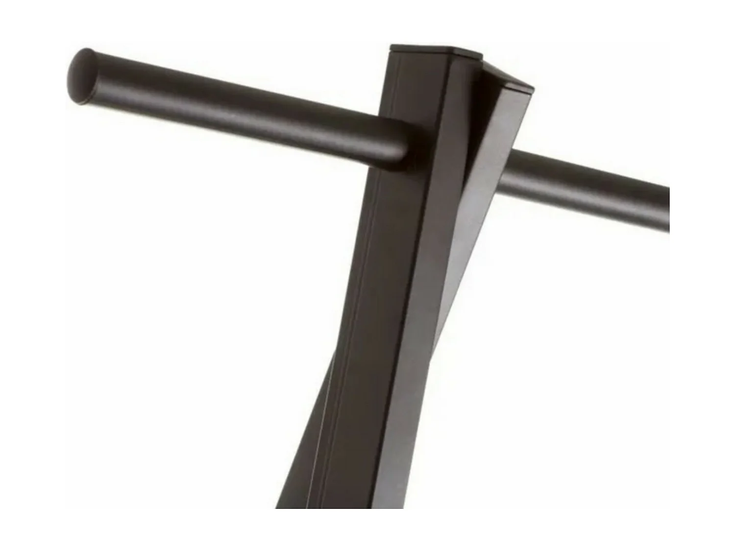 Porte-vêtement portant coloris naturel/noir - Longueur 55 x Profondeur 45 x Hauteur 150 cm