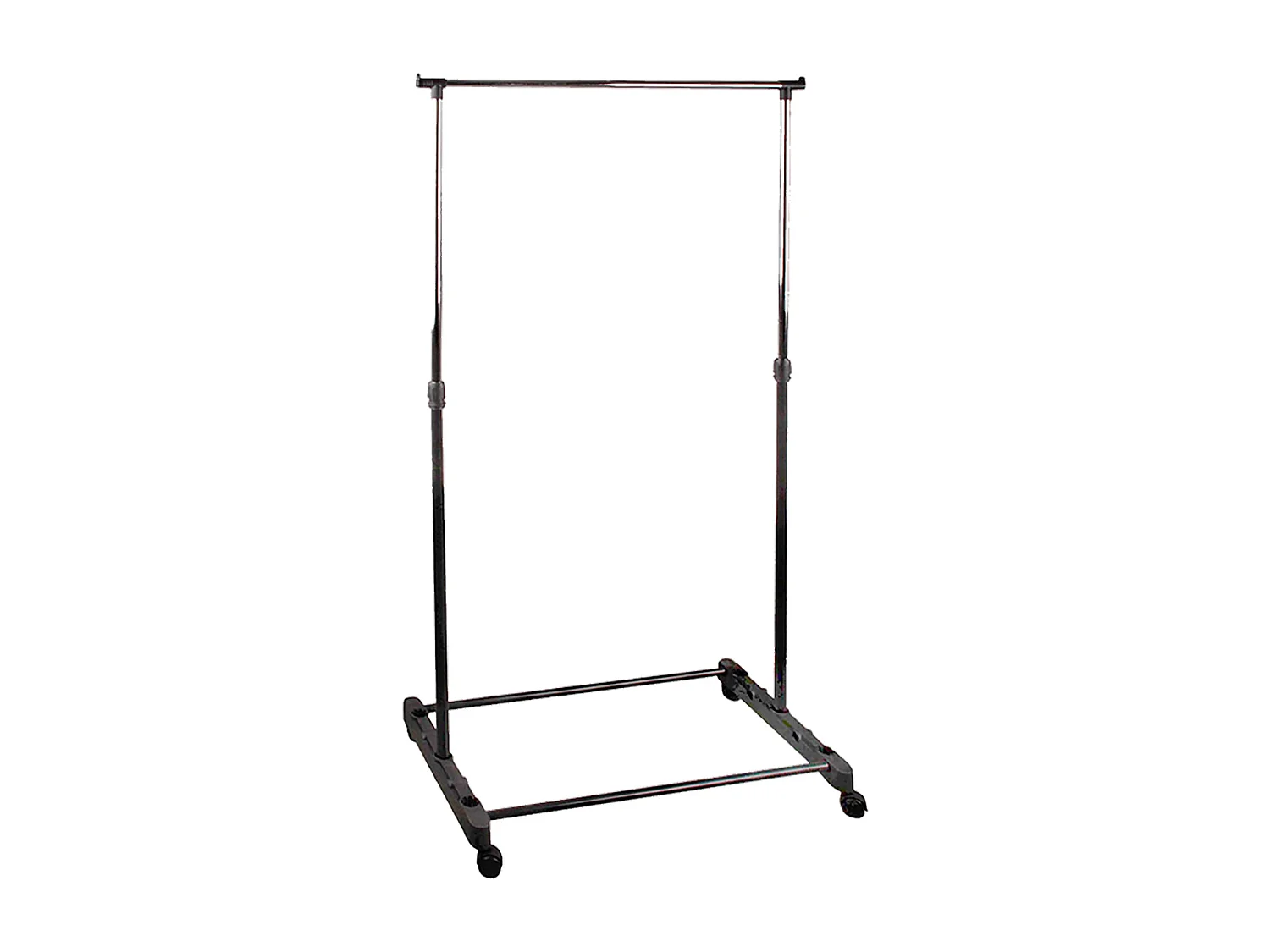 Portant en métal coloris noir - Longueur 70 x Profondeur 42 x Hauteur 145 cm.