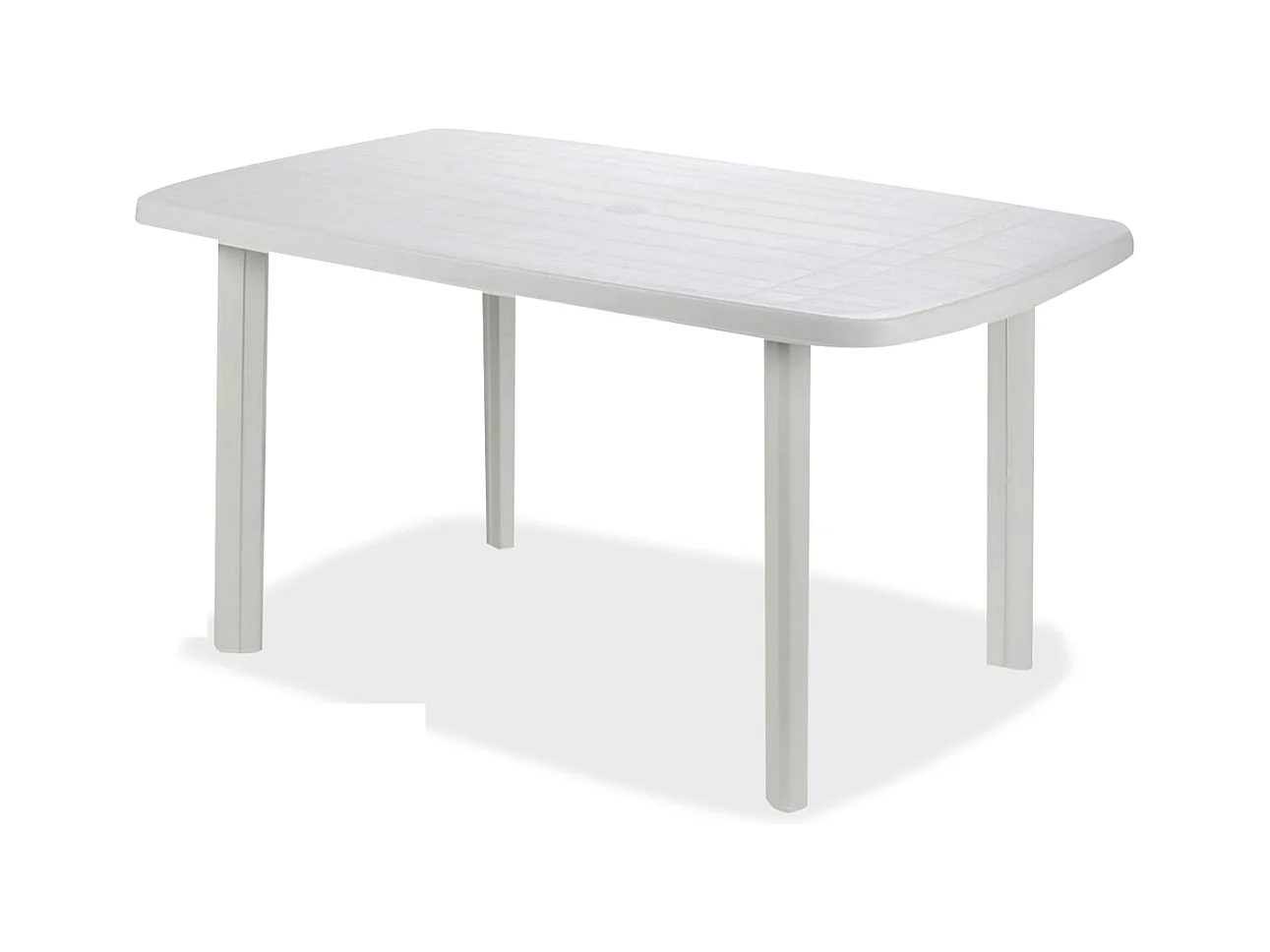 Table de jardin rectangulaire, table de salle à manger d'extérieur - Longueur 137 x Profondeur 85 x Hauteur 72 cm