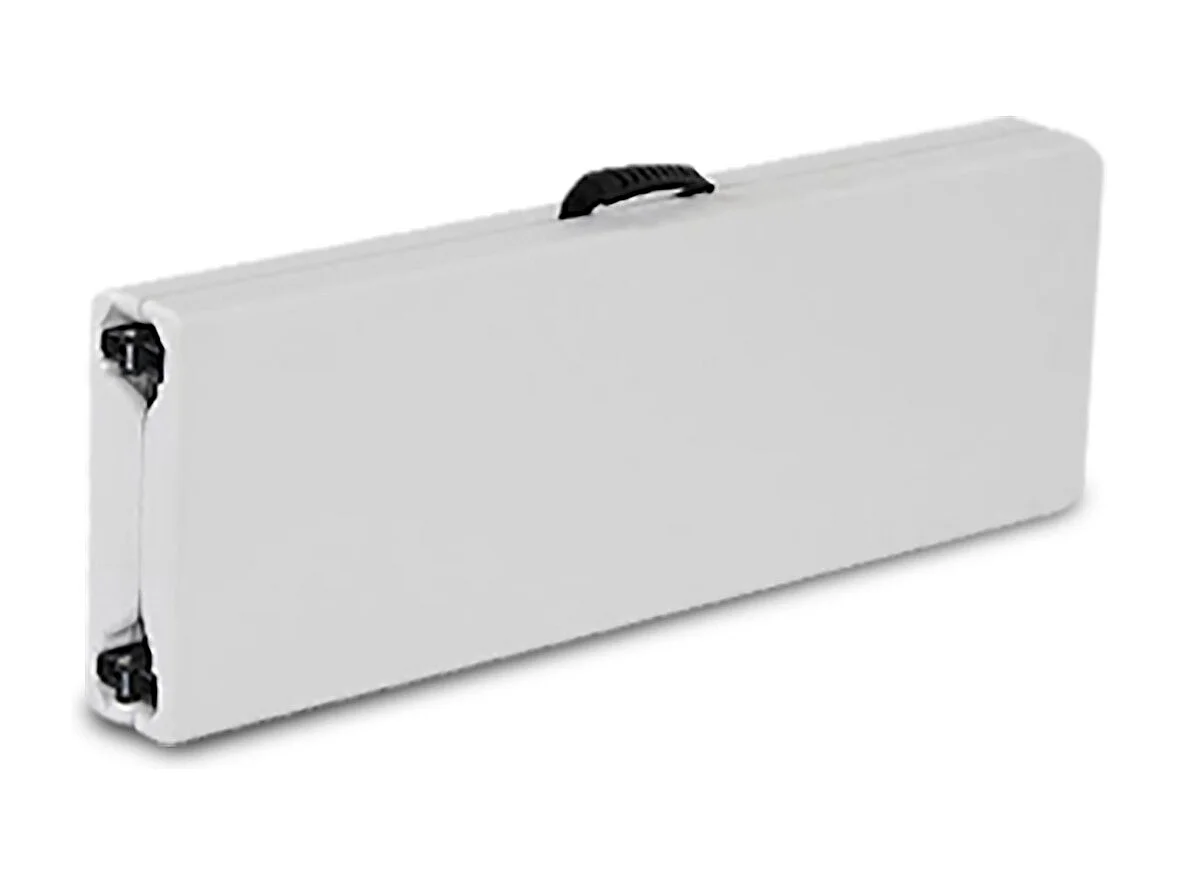 Banc de jardin pliant 3 places, banc d'extérieur avec pieds en aluminium - Longueur 180 x Profondeur 29 x Hauteur 44 cm