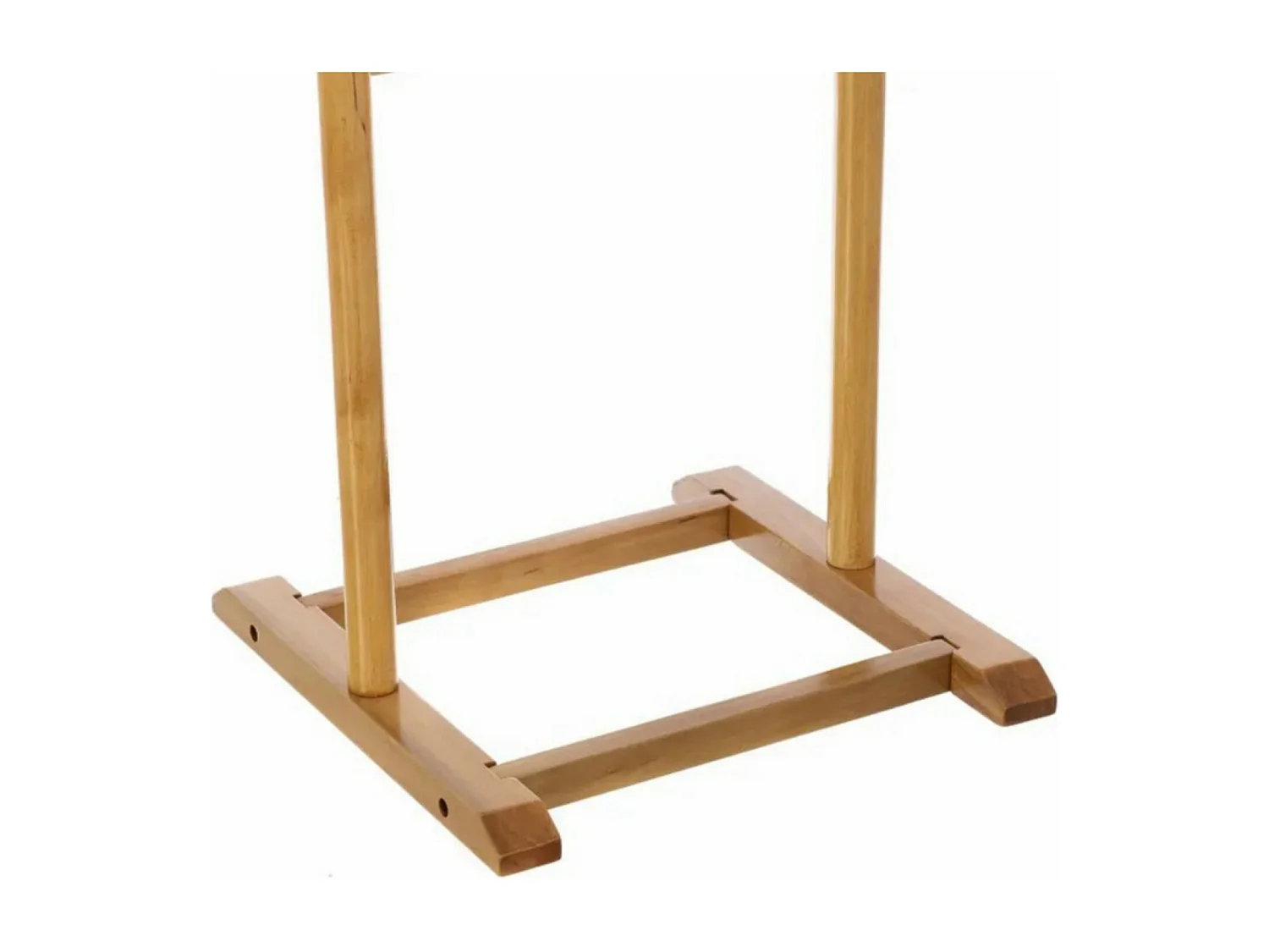 Valet de nuit en bois coloris naturel - Longueur 48 x Profondeur 36 x Hauteur 107 cm