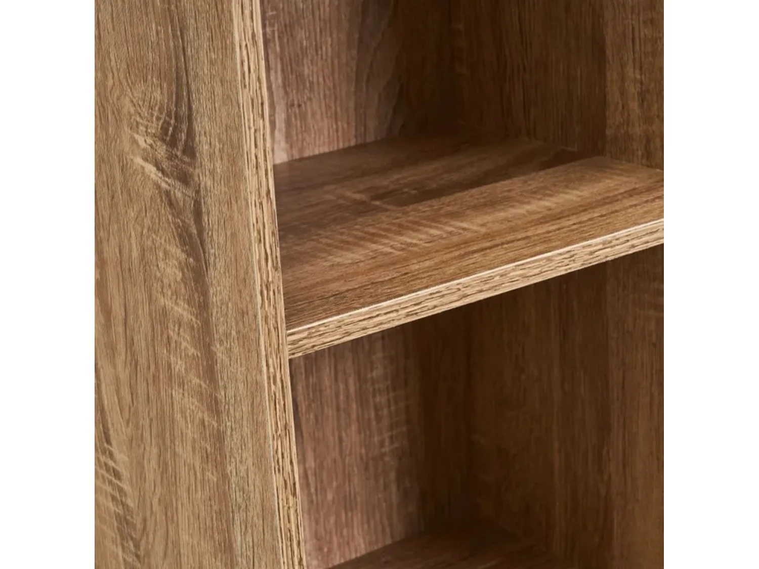 ÉTAGÈRE 4 TABLETTES "MDF" NATUREL 30 X 24 X 106 CM