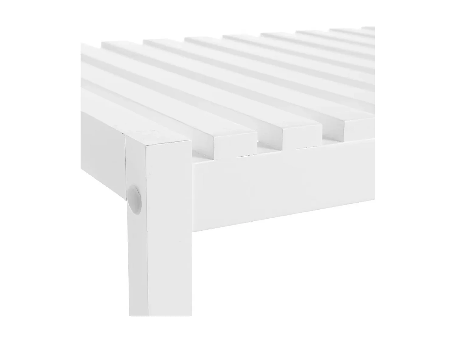 Étagère de Rangement en MDF Coloris Blanc - Longueur 64 x Profondeur 37 x Hauteur 53 cm