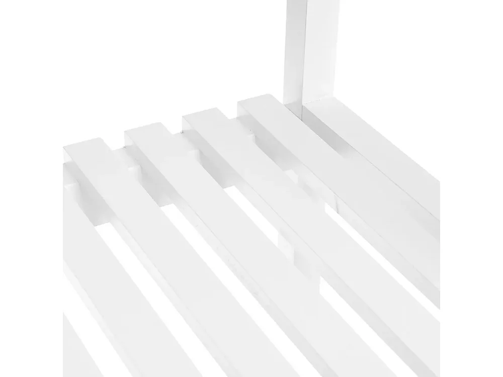Étagère de Rangement en MDF Coloris Blanc - Longueur 64 x Profondeur 37 x Hauteur 53 cm