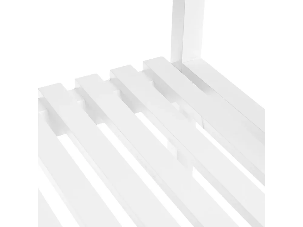 Étagère de Rangement en MDF Coloris Blanc - Longueur 64 x Profondeur 37 x Hauteur 53 cm