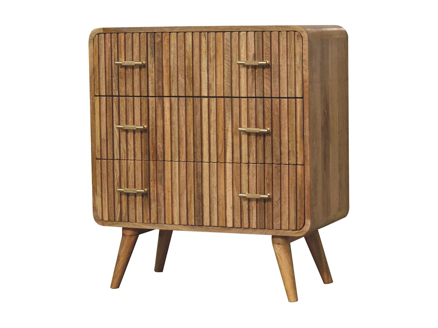 DRESSOIR T-bar met groeven en 3 lades