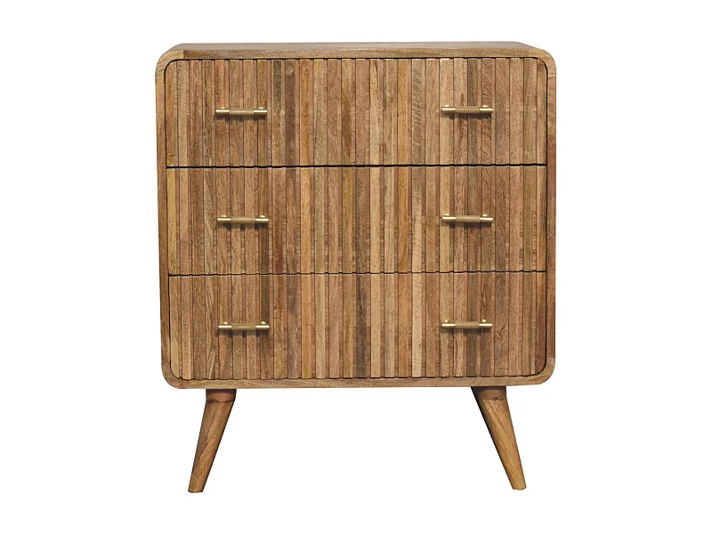 DRESSOIR T-bar met groeven en 3 lades