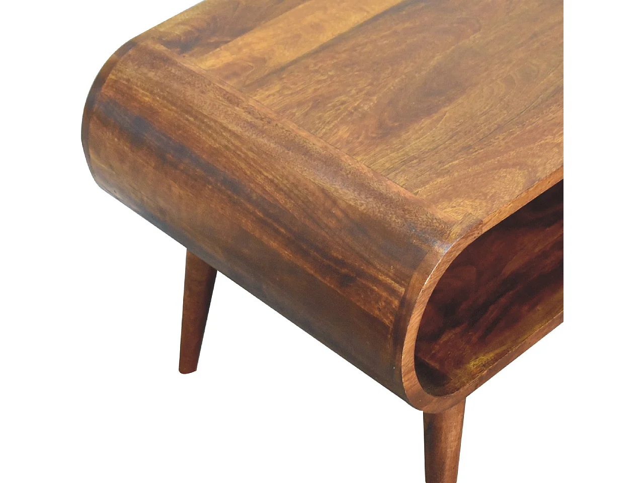 Open eiken salontafel