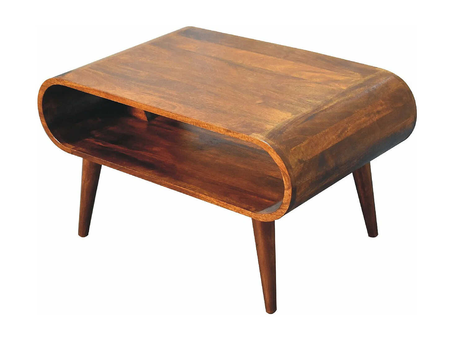 Open eiken salontafel