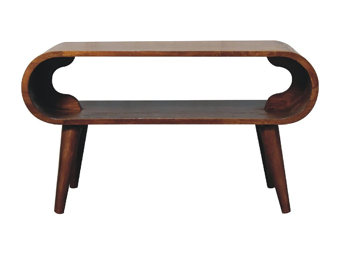Open eiken salontafel