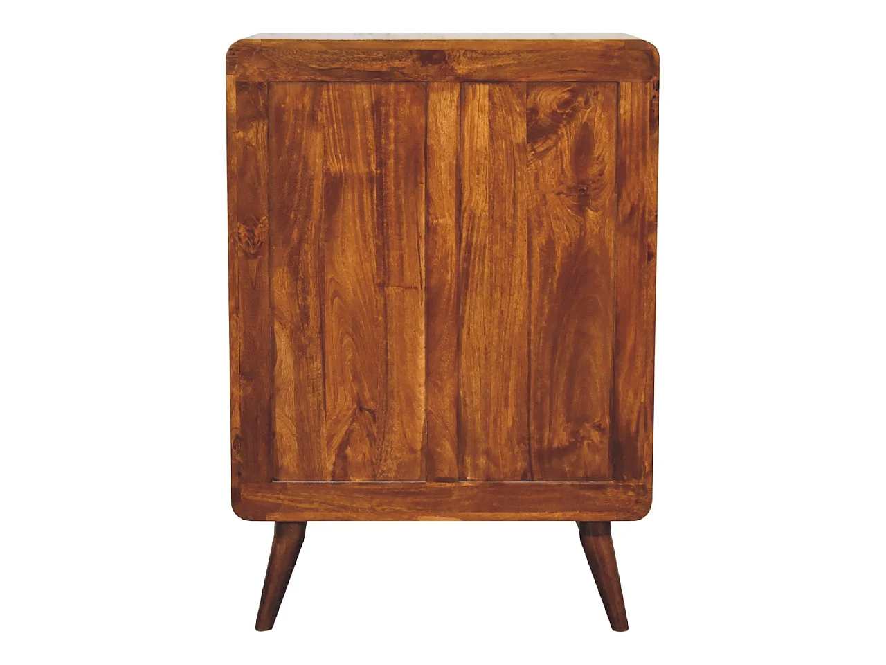 Artisan Furniture buet kommode i kastanjetræ, 5 skuffer, brun