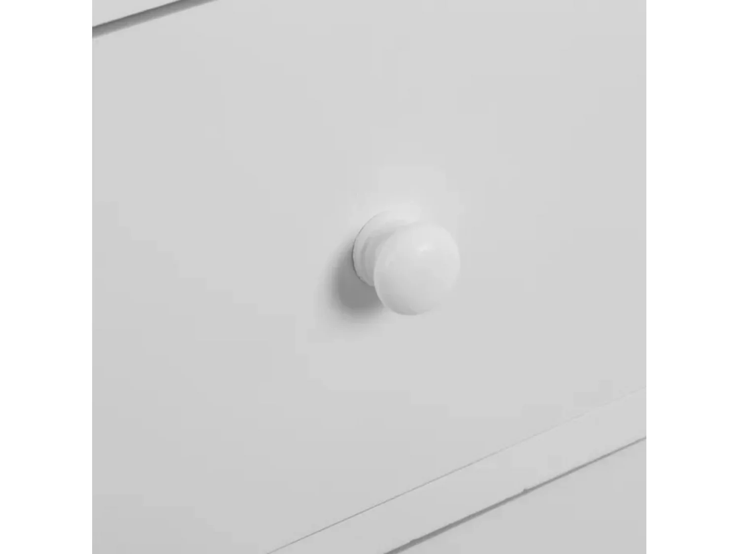 Chiffonier meuble de rangement coloris blanc - Longueur 26 x Profondeur 32 x Hauteur 82,50 cm