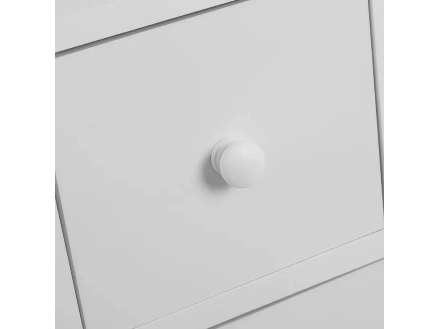 Meuble de rangement coloris blanc - Longueur 26 x Profondeur 32 x Hauteur 64 cm