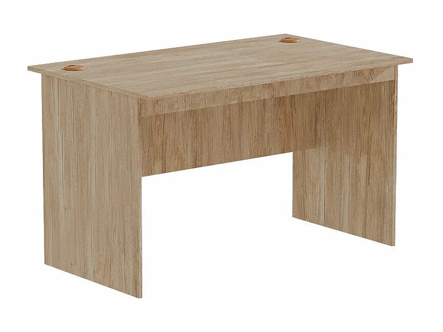bureau anze mélamine naturelle 150x75x75 cm