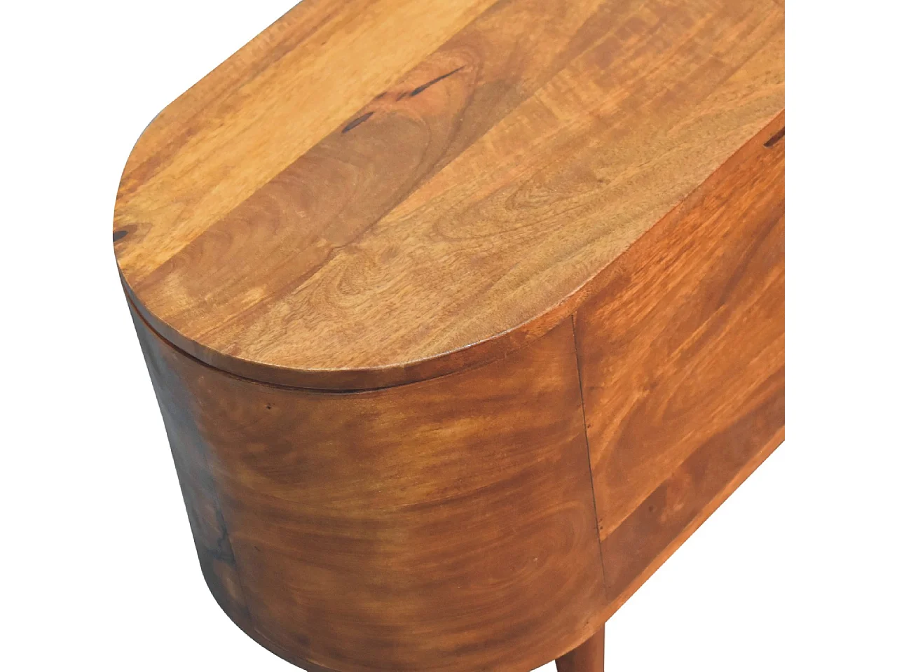 Coffre à couverture Chestnut Rounded Lid