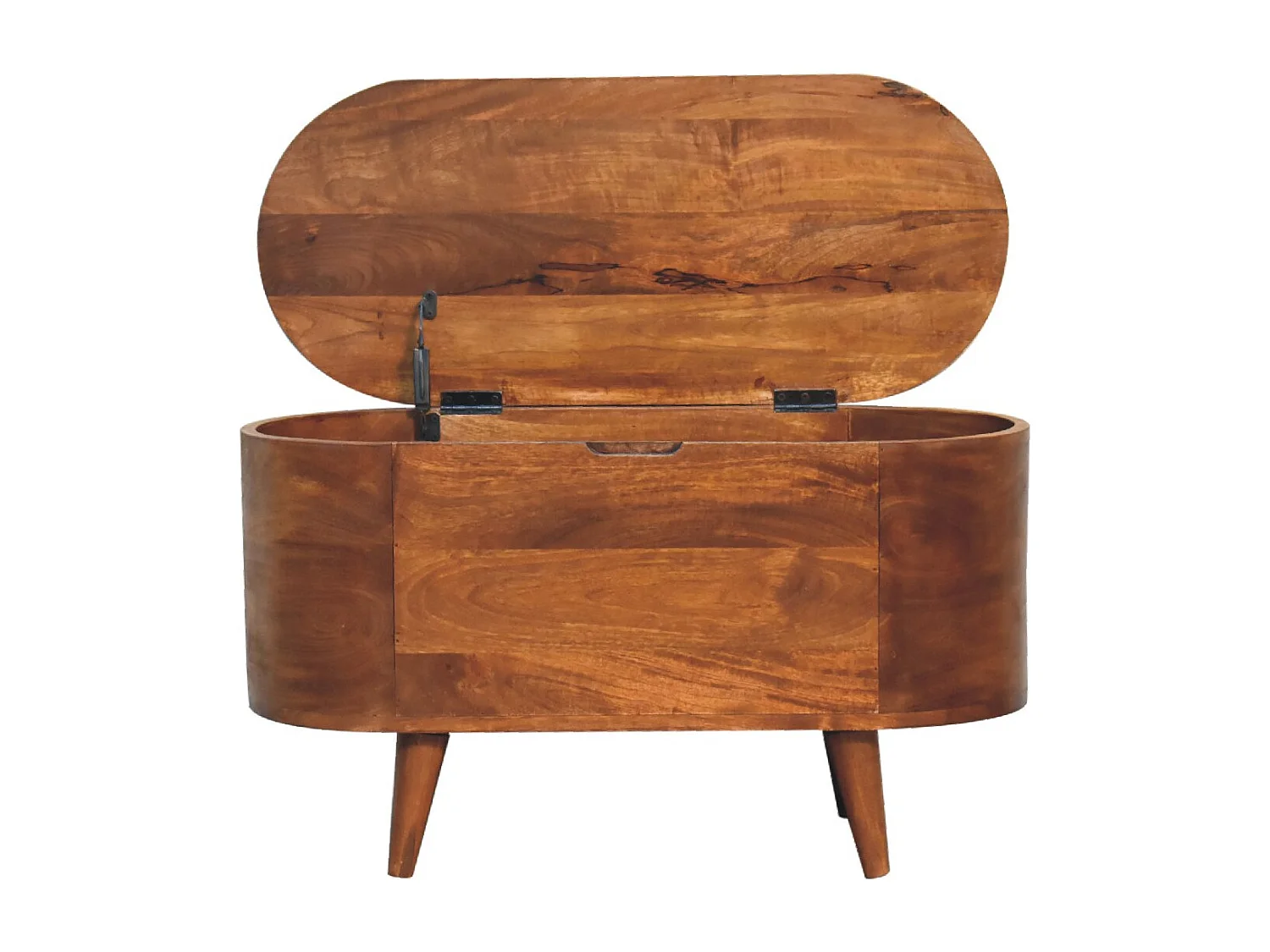 Coffre à couverture Chestnut Rounded Lid