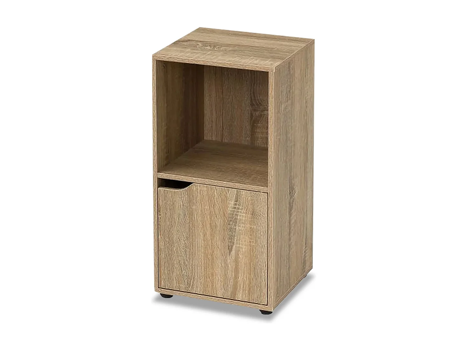 Meuble de rangement coloris chêne - Longueur 30 x Profondeur 29 x Hauteur 60 cm