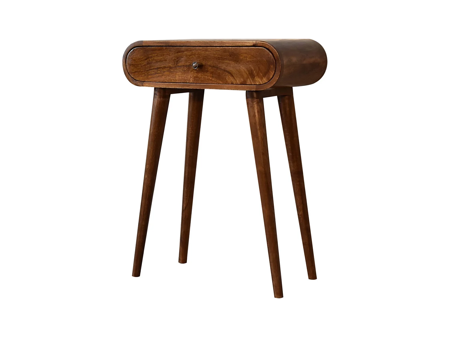 Console Mini Round Chestnut