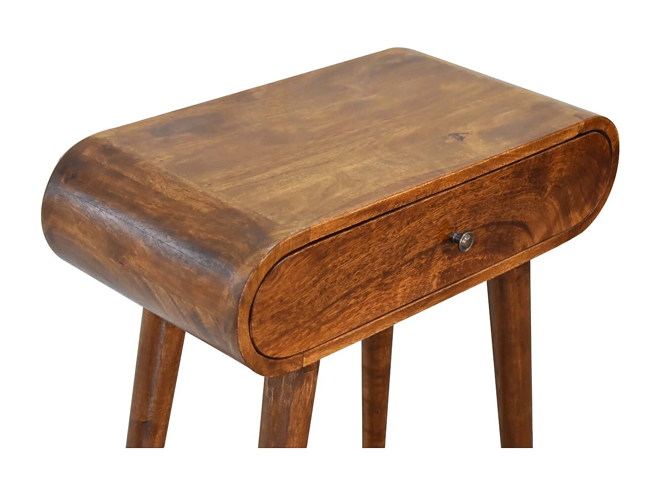 Console Mini Round Chestnut