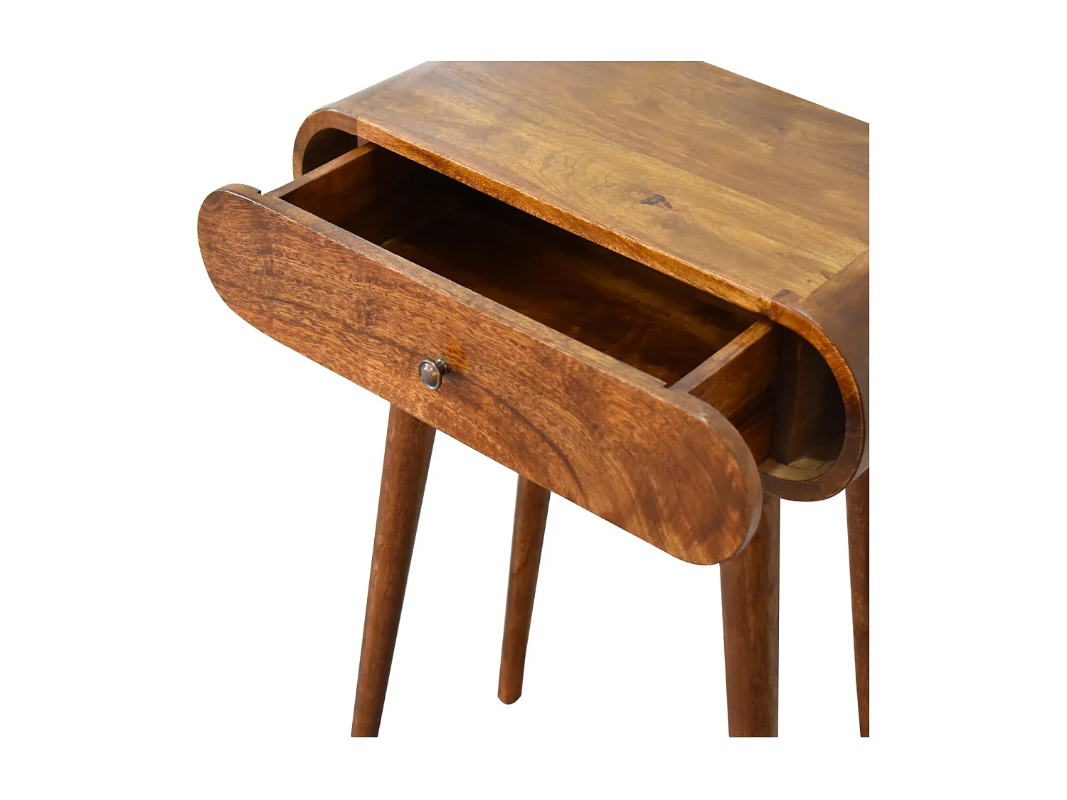 Console Mini Round Chestnut