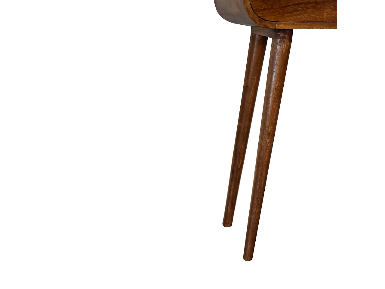 Console Mini Round Chestnut
