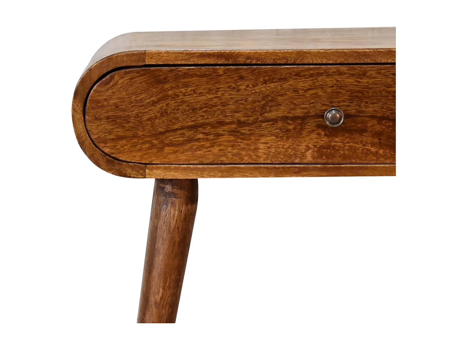 Console Mini Round Chestnut