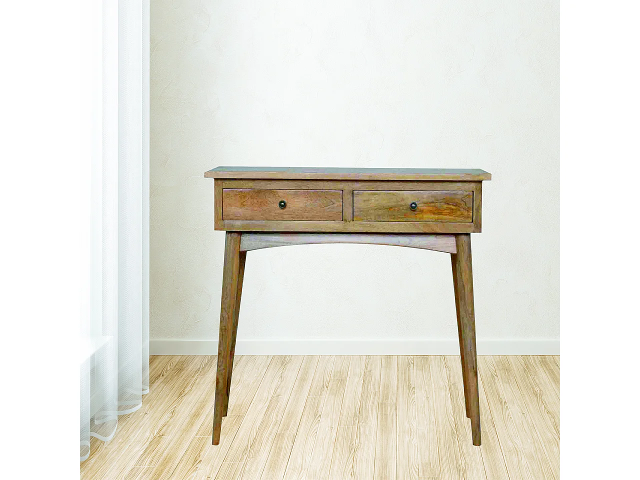 Console de couloir Artisan Furniture, 2 tiroirs, marron