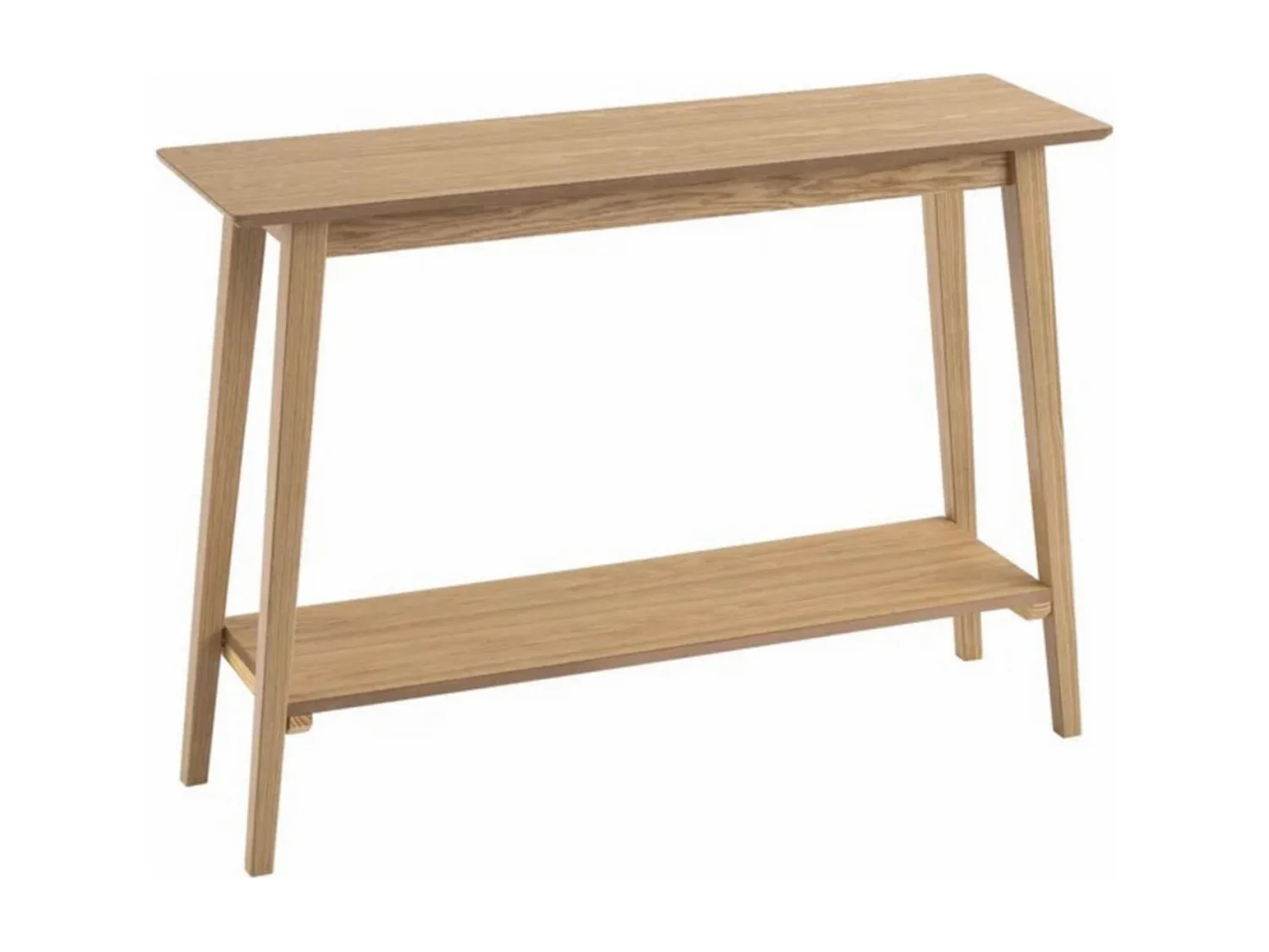 Table de console meuble d'entrée coloris naturel - Longueur 100 x Profondeur 30 x Hauteur 72 cm