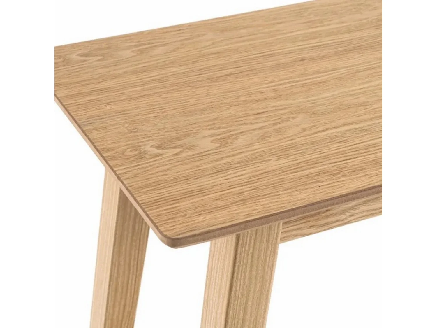 Table de console meuble d'entrée coloris naturel - Longueur 100 x Profondeur 30 x Hauteur 72 cm