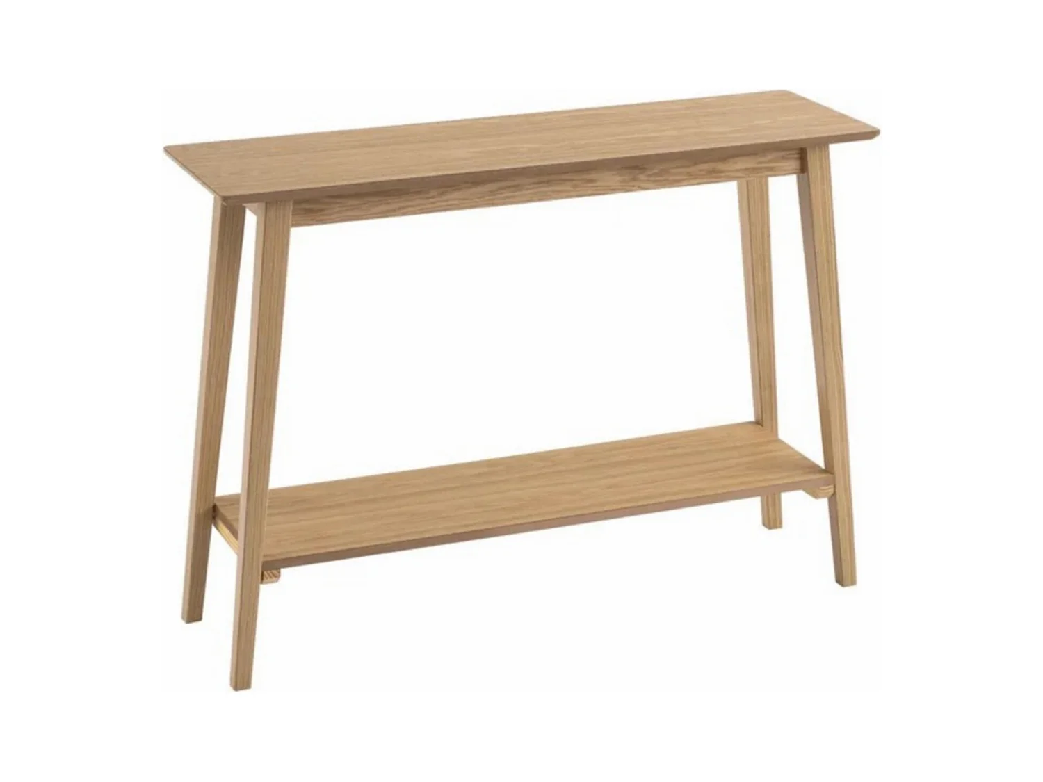Table de console meuble d'entrée coloris naturel - Longueur 100 x Profondeur 30 x Hauteur 72 cm
