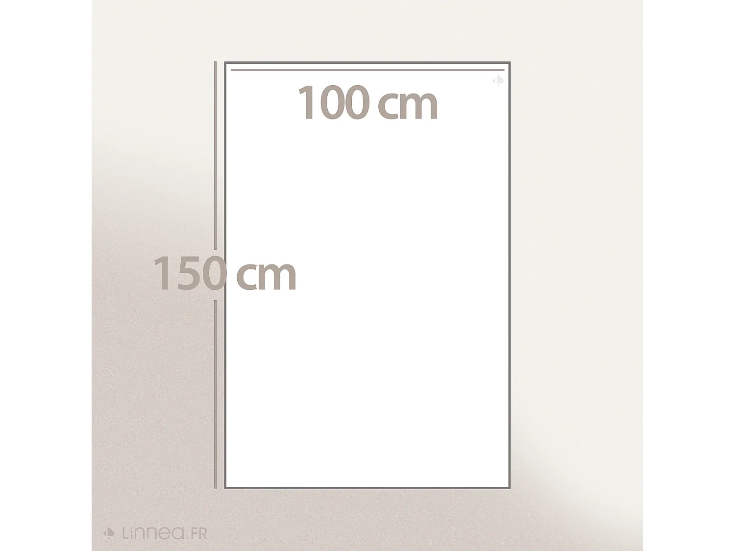 Drap de bain coton 100x150cm PURE LIGHT à rayures marron