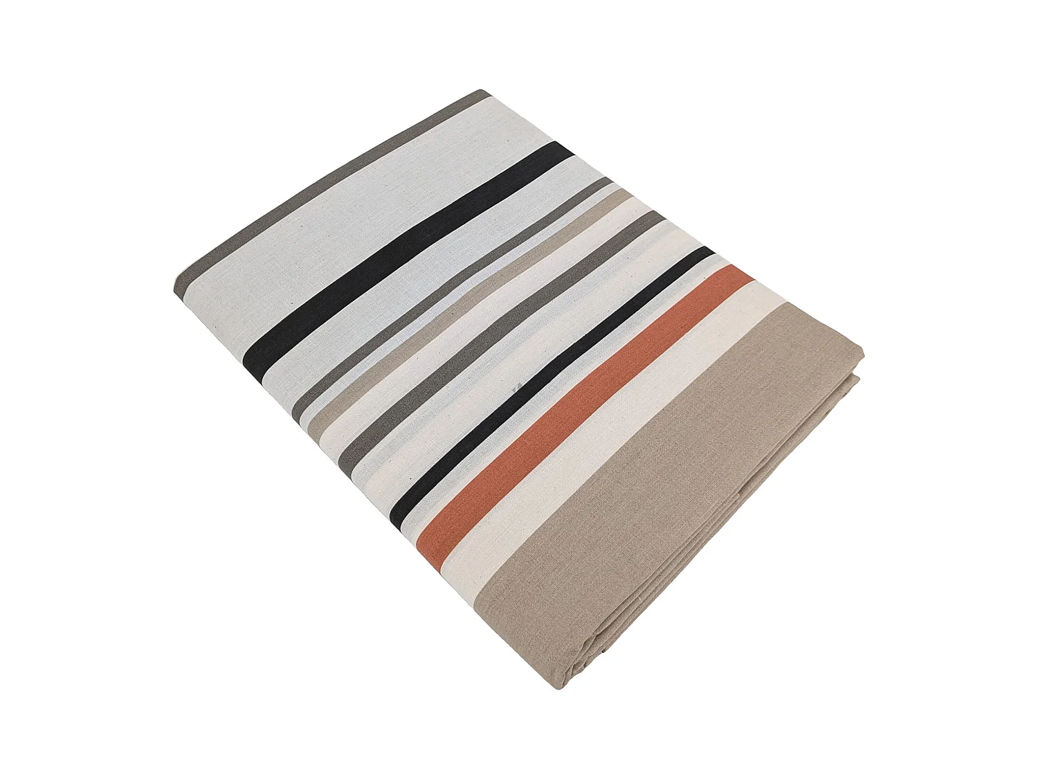 Drap plat 240x310 cm coton HUGO beige/corail
