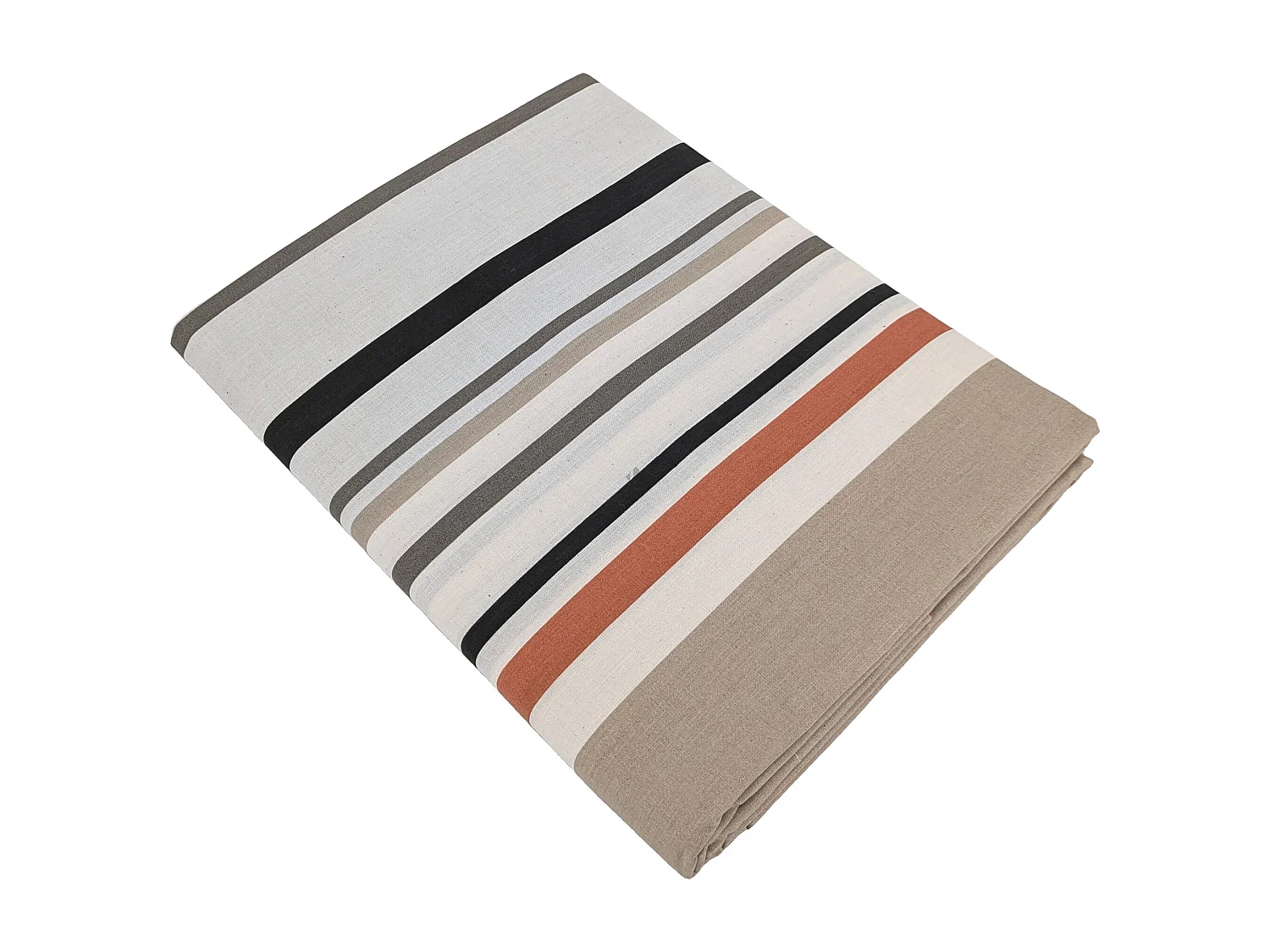 Drap plat 240x310 cm coton HUGO beige/corail