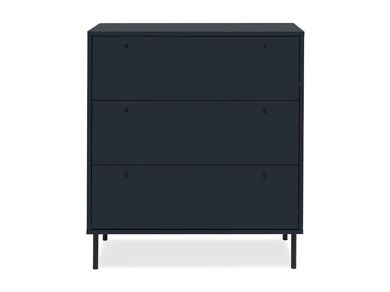 Commode 3 tiroirs bleu royal L80 cm - BOGOTA