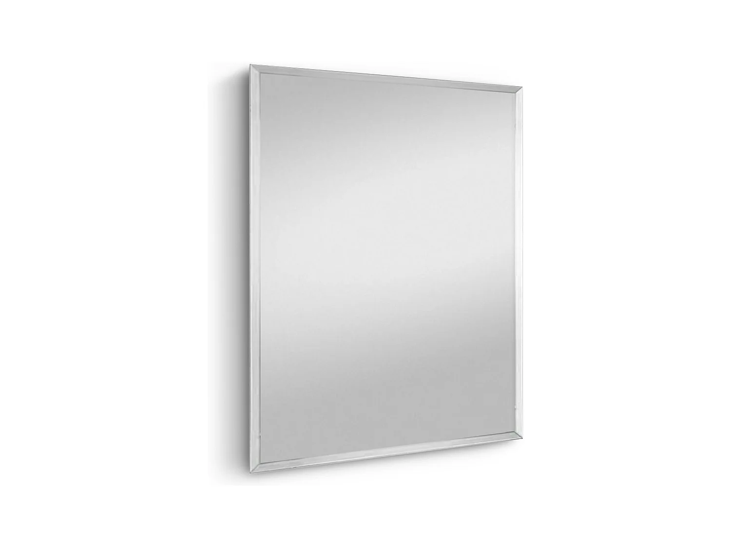 Sofia - Miroir mural - Gris - 40x60cm