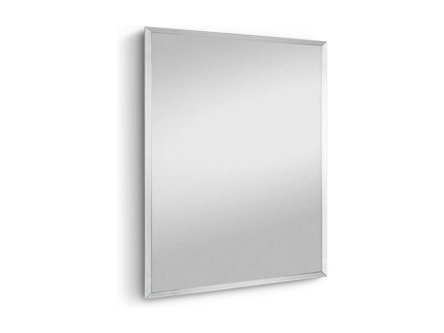 Sofia - Miroir mural - Gris - 40x60cm