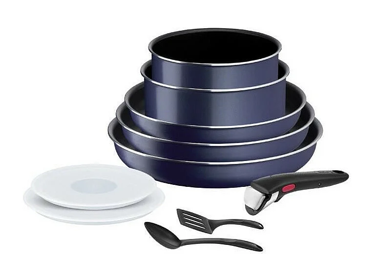 Kookset TEFAL Ingenio Easy Cook N Clean 10-delig, Anti-aanbaklaag, Gemaakt in Frankrijk