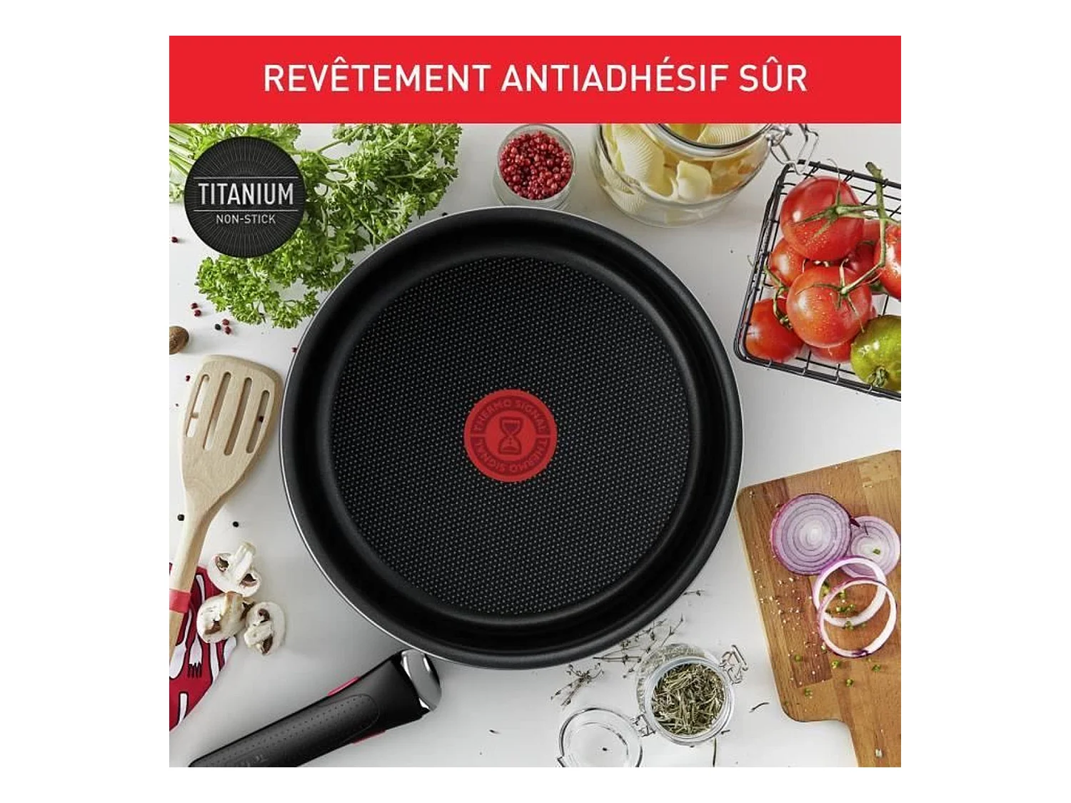 TEFAL L1579102 Ingenio Easy Cook N Clean Batterie de cuisine 10 pieces, anti ashésif, tous feux sauf induction, fabriqué en Fr