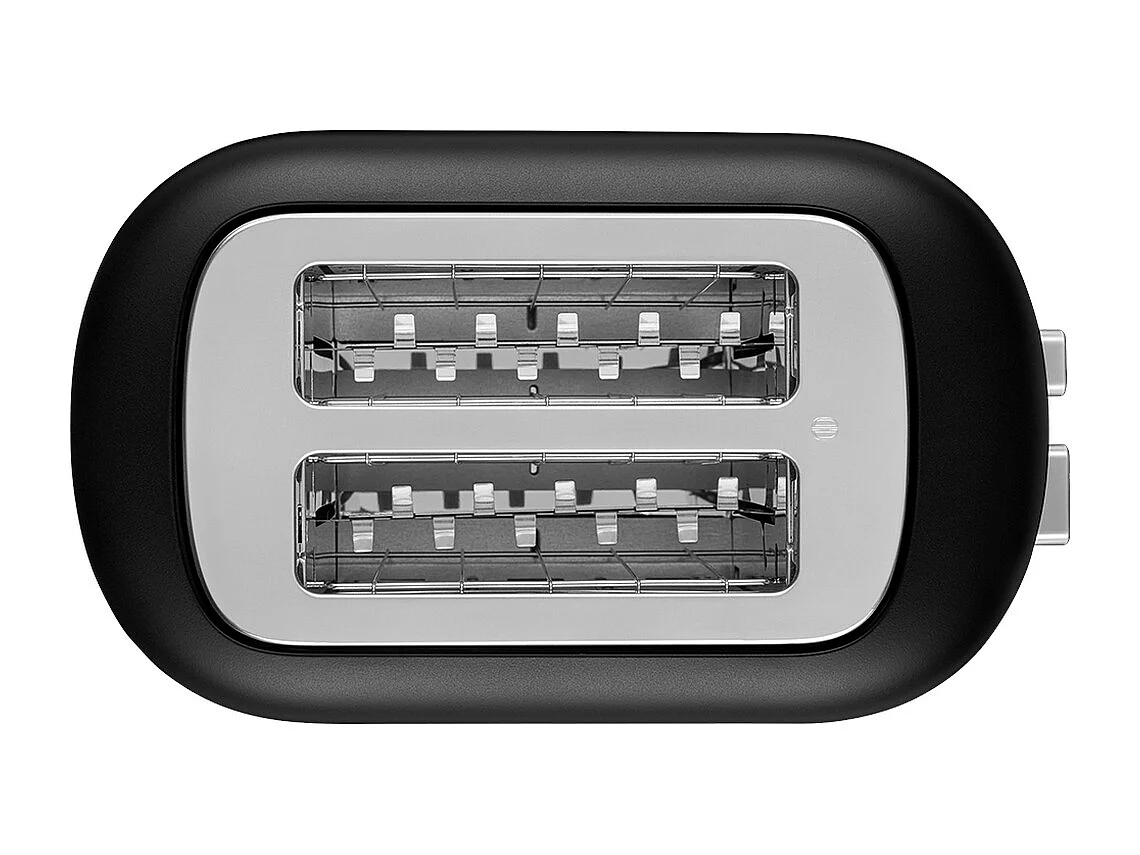 Tostadora KitchenAid de 2 ranuras con selector de 7 opciones de tostado y ranuras extra anchas, color negro regaliz