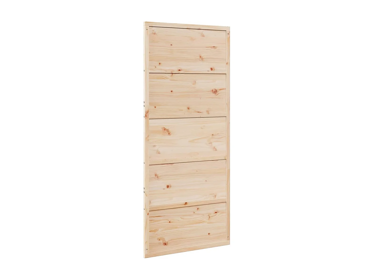 Porta de celeiro 90x208 cm madeira de pinho maciça